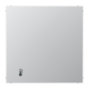 JUNG KNX-регулятор без ручки для установки температуры алюминий AL2178ORTS