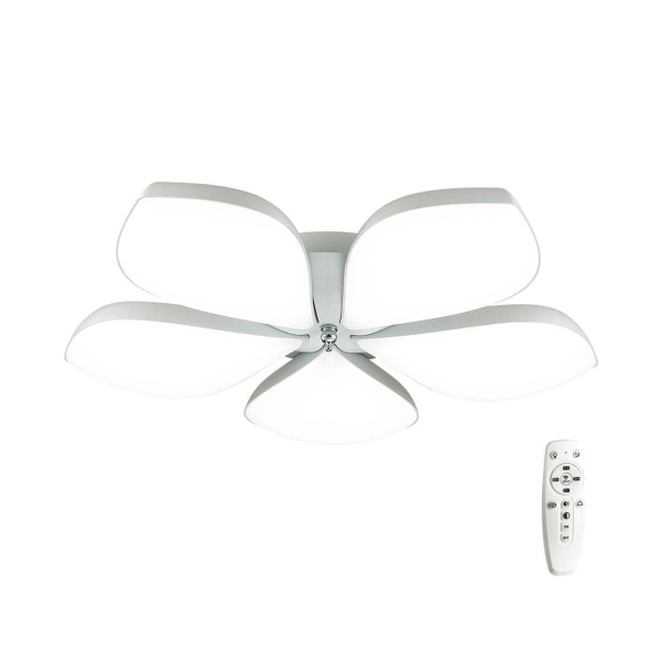 Lumion 3645/60CL LN18 034 матовый белый Люстра потолочная LED 60W 3000-6000K с пультом 220V GABRIELLA