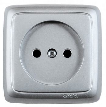 Hegel Альфа наруж Серебро РА16-103-06 Розетка, с изол. пластиной