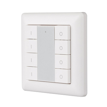 Arlight Панель Knob SR-KN9550K8-UP White (KNX, DIM) (-) 021370