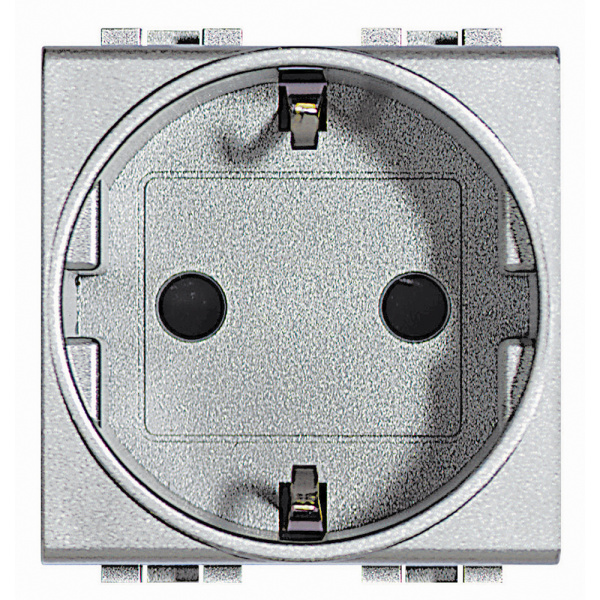 Купить BT LL Алюминий Розетка силовая 2К+З безвинтовой зажим NT4141AN