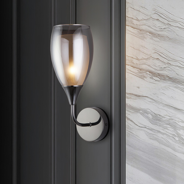 Купить Eurosvet Настенный светильник 50285/1 черный жемчуг a057268