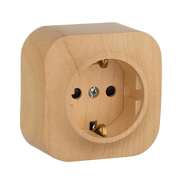 Legrand Quteo Сосна Розетка с/з с шт 782280