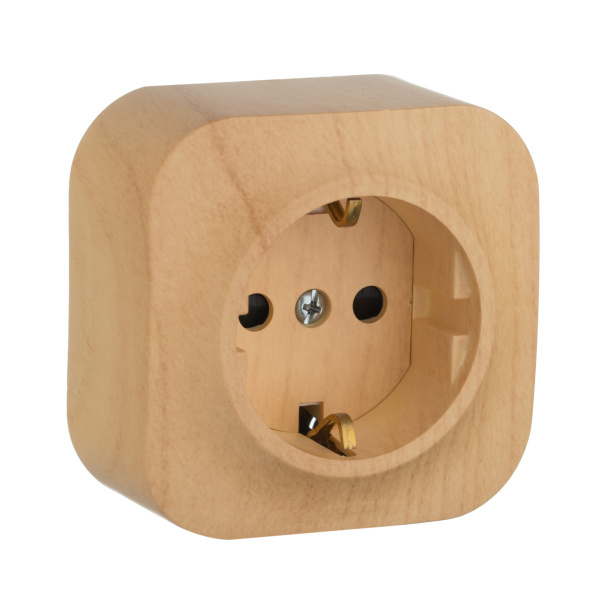 Legrand Quteo Сосна Розетка с/з с шт 782280