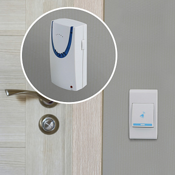 ЭРА Звонок дверной A03 беспроводной, белый