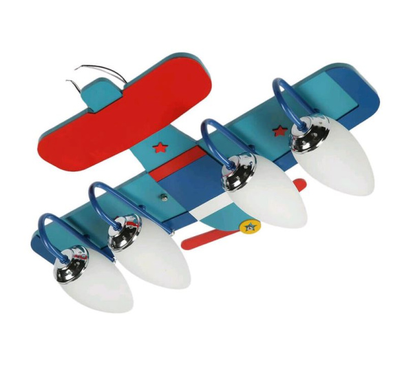 Kink Light 074500 Светильник Планер голубой w60*43 h16 E14 4*40w