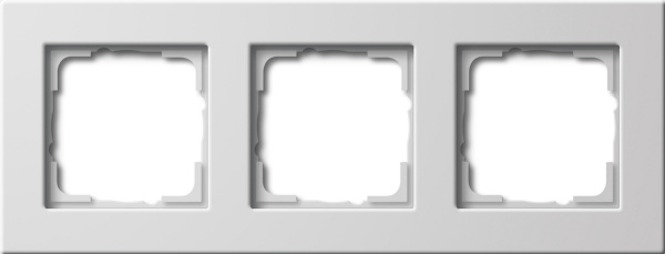 Gira E22 Бел Рамка 3-ая для установки заподлицо 0213204