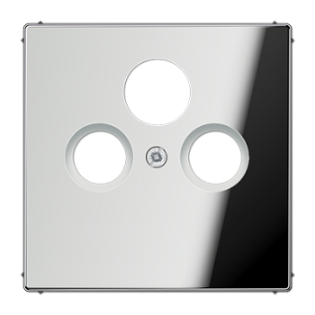 JUNG LS 990 Блестящий хром Накладка TV-FM-SAT розетки GCR2990SAT