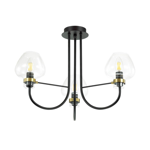 Lumion 3708/3C LN18 137 чёрный Люстра потолочная E14 3*40W 220V ILONA Купить Lumion 3708/3C LN18 137 чёрный Люстра потолочная E14 3*40W 220V ILONA