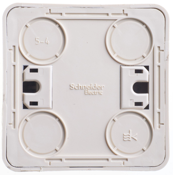 Купить Systeme Electric Этюд наруж Крем Выключатель 2-клавишный