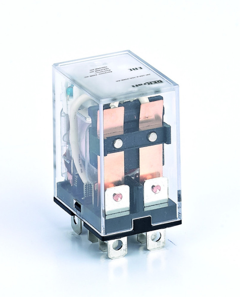 Dekraft Промежуточное реле 2 конт. с LED инд. 10А 24В DC ПР-102