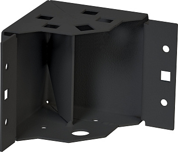 IEK FORMAT Угол цоколя 100 RAL7021 серый IP54 (4шт/компл)