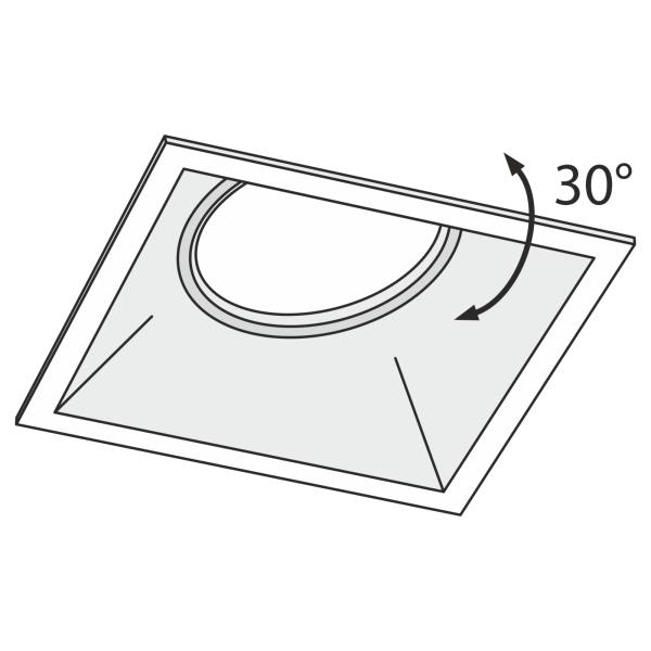Купить Maytoni Technical Dot Черный Встраиваемый светильник GU10 50W DL029-2-01B