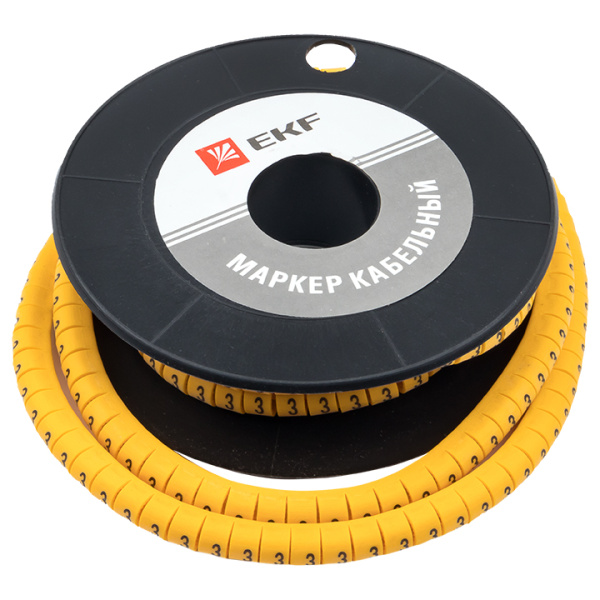 Купить EKF PROxima Маркер кабельный 1,5 мм2 "3" (1000 шт.) (ЕС-0)