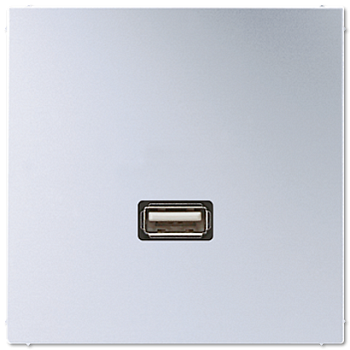 JUNG Мультимедиа разъём, алюминий MAAL1122