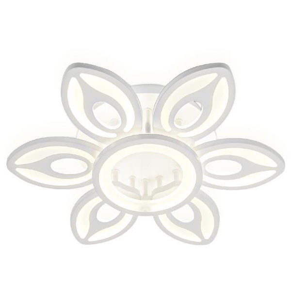 Ambrella Потолочный светодиодный светильник с пультом FA462/6+1 GR серый 97W D650*120 (ПДУ РАДИО 2.4)