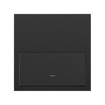 Simon 100 Черный матовый Кит 1 пост, фронт. 1 рамка «минимум» + 1 клавиша выключателя 10020101-238