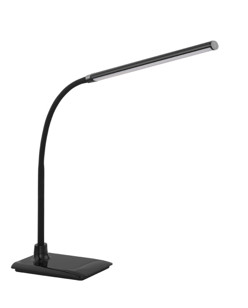 Eglo 96438 Светодиодная настольная лампа с сенсорным диммиром LAROA, 4,5W(LED), H325, L480, пластик, черный Eglo 96438 Светодиодная настольная лампа с сенсорным диммиром LAROA, 4,5W(LED), H325, L480, пластик, черный