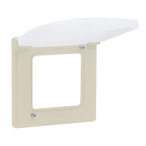 Купить Legrand INSPIRIA Слоновая кость Рамка с защитной крышкой IP 44 673921