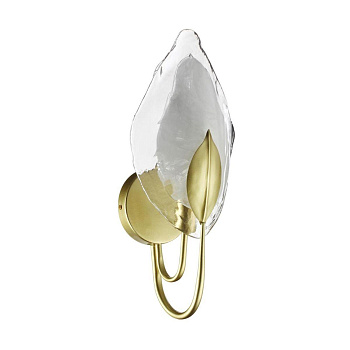 Odeon Light 4924/1W HALL ODL22 371 матов.золотой/белый/стекло Бра E14 1*40W MOKARTA