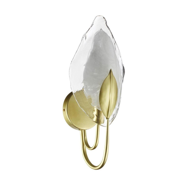 Odeon Light 4924/1W HALL ODL22 371 матов.золотой/белый/стекло Бра E14 1*40W MOKARTA