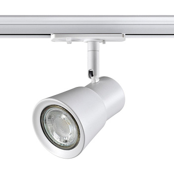 Novotech 370933 PORT NT22 белый Светильник трековый однофазный двухжильный IP20 GU10 50W 220V MOLO