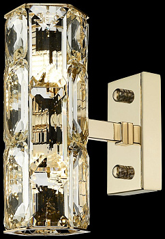 Wertmark WE156.02.301 Светильник настенный Золото/Прозрачный G4 2*5W