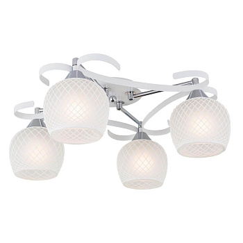 Citilux CL171141 Сюзи Белая+Хром Светильник Люстра