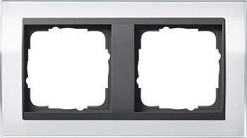 Gira Event Clear Бел/Антрацит Рамка 2-ая 0212728