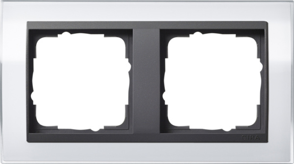 Gira Event Clear Бел/Антрацит Рамка 2-ая 0212728