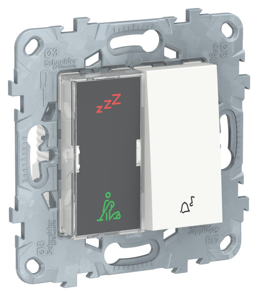 Купить SE Unica New Бел Дисплей гостиничного номера и кнопочный звонок NU577718