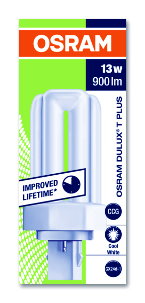 Купить Osram DULUX T 13W/840 PLUS GX24D 10X1 4050300446905