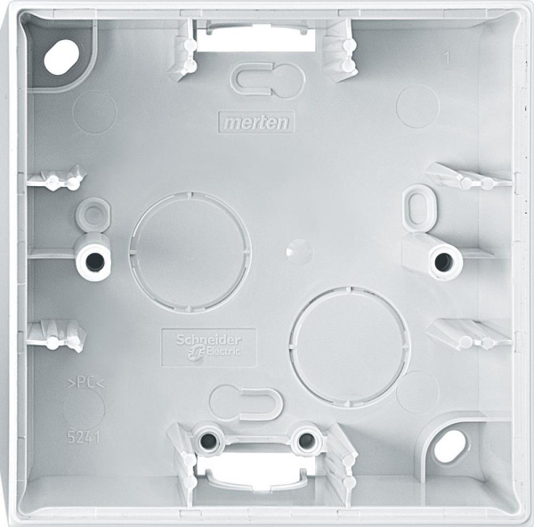 Купить SE Merten SM M-Elegance Бел Корпус 1-ый для открытого монтажа MTN524119