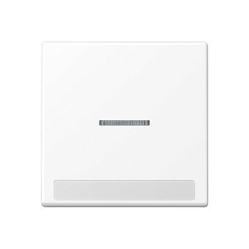 JUNG Клавиша с полем для надписи, белоснежный матовый A590BFNAKO5WWM