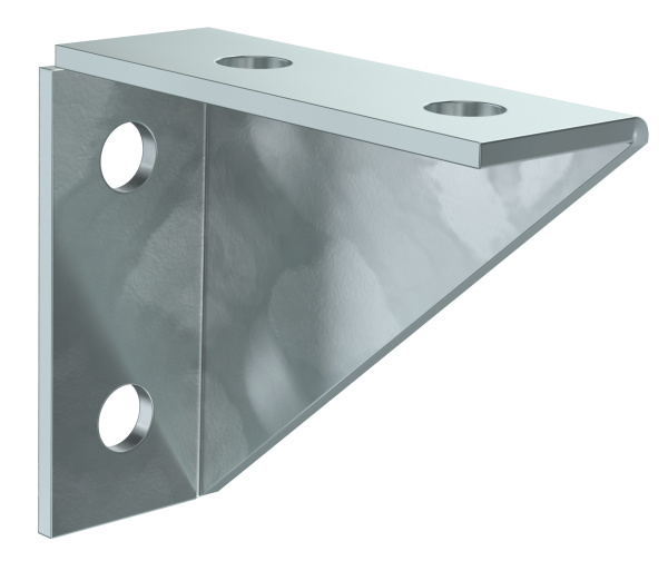 IEK Уголок крепежный двойной усиленный для STRUT-профиля EZ