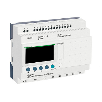SE Zelio Logic Интеллектуальное реле 20I/O 24V (DC) SR2B202BD