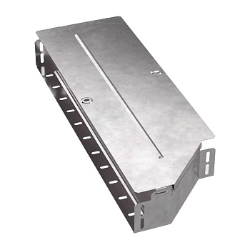 Промрукав Переходник левый с крышкой Стандарт 600х500х80 PR16.0707