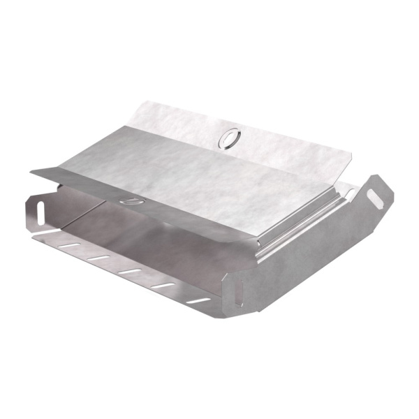 Промрукав Угол вертикальный внутренний 45 градусов с крышкой Стандарт 300х50 PR16.0541