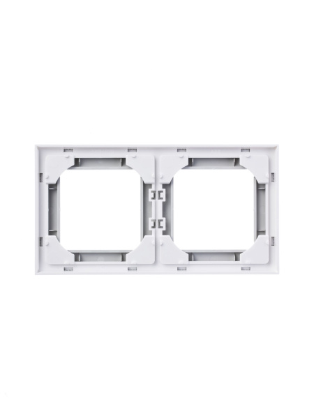 Купить ABB EPJ Levit серый / белый Рамка 2 поста 2CHH015020A6016