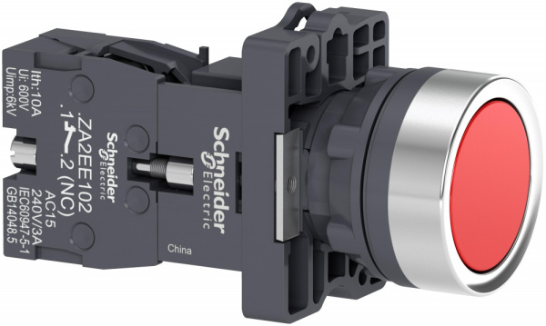 Купить SE Кнопка с фиксацией красная 1НЗ (XA2EH042)