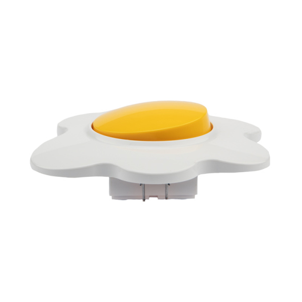 Купить Kranz Выключатель одноклавишный HAPPY с/у, Яичница, желтый/белый KR-78-0629