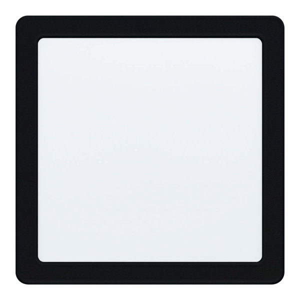 Eglo 99189 Светодиодный встраиваемый cветильник FUEVA 5, 16,5W (LED), 216х216, ET26, 2000lm, 4000K, сталь, черный