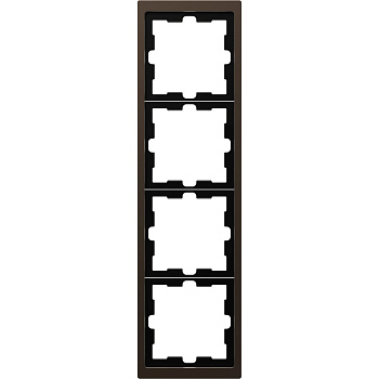 SE Merten D-Life Мокко Рамка 4-ая MTN4040-6552