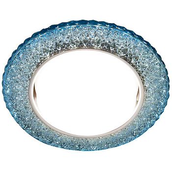 Ambrella Встраиваемый точечный светильник со светодиодной лентой G298 CL/CLD хром/прозрачный GX53+3W(LED COLD)