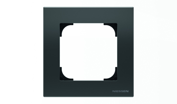 ABB SKY Чёрный бархат Рамка 1-постовая 2CLA857100A1501