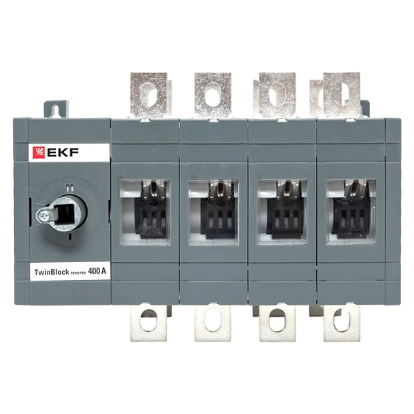 Купить EKF TwinBlock Рубильник 400A 4P реверсивный без рукоятки управления
