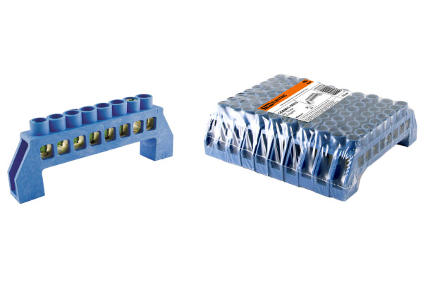 TDM Шина "N" нулевая в изоляторе 8х12мм 8 групп SQ0801-0023
