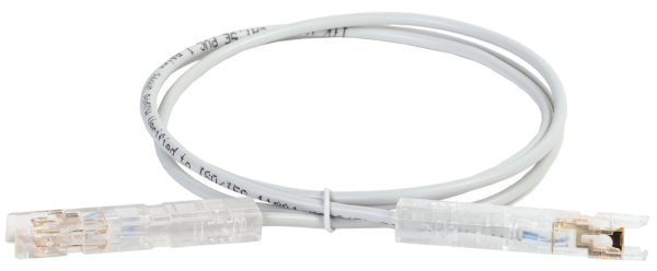 IEK ITK Патч-корд 110-110 1 пара, кат.5Е, 3м, серый PC01-110-1P3M