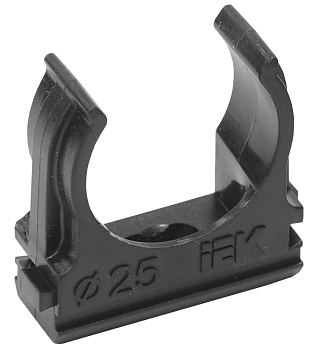 IEK ELASTA Держатель с защёлкой CF25 черный