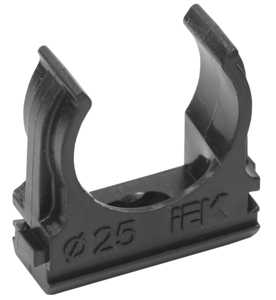 IEK ELASTA Держатель с защёлкой CF25 черный (10 шт/комп)